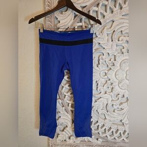 Lululemon Women's Royal Blue Run Inspire Crops Leggings 4